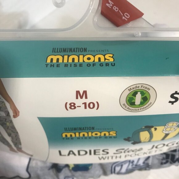 Illumination Minions The Rise Of Gru Ladies Sleep Jogger With Pockets M - Picture 5 of 5